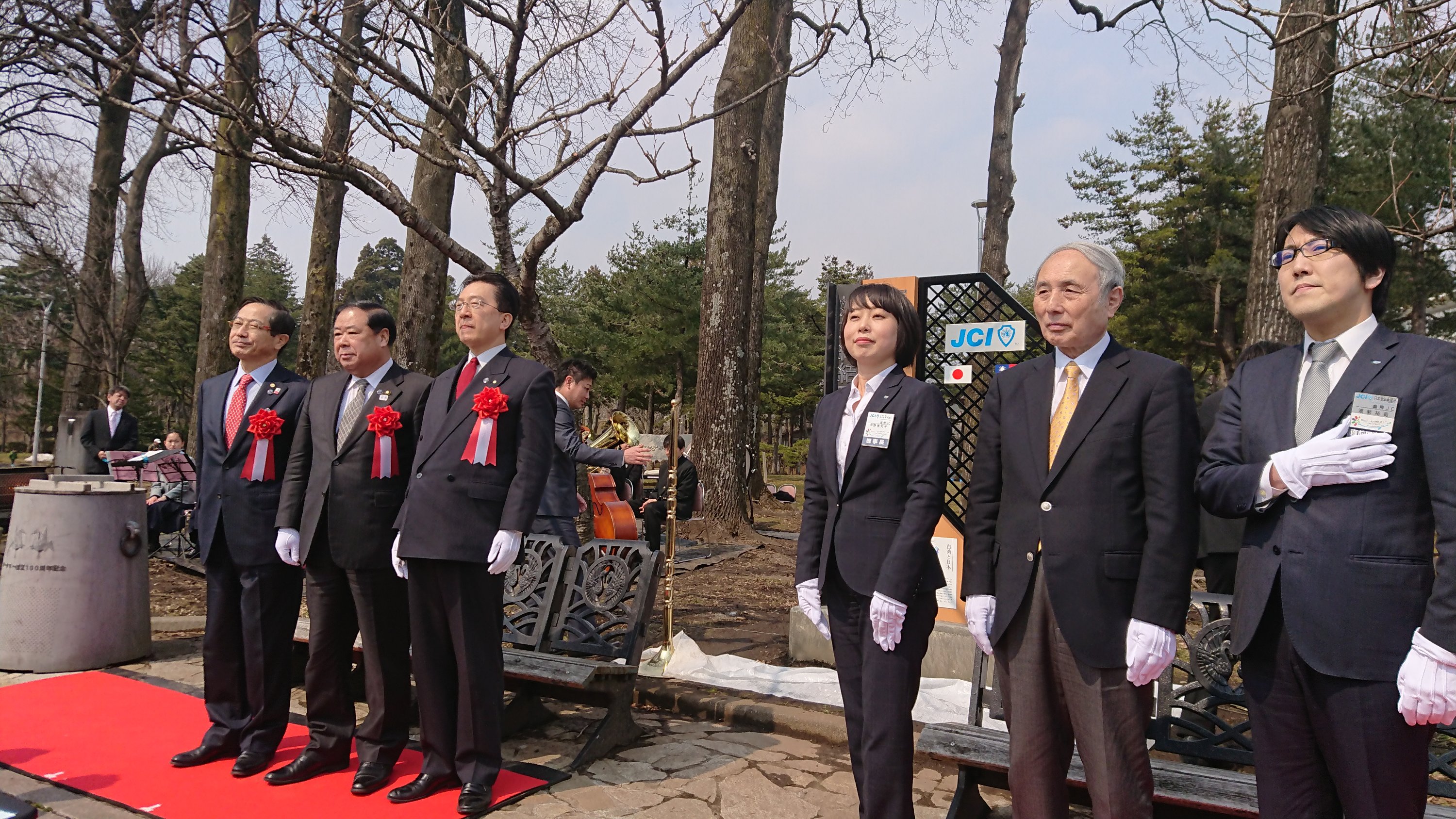 盛岡青年会議所と台湾 羅東青年商会50周年記念碑除幕式に出席しました 徳清倉庫株式会社 岩手県盛岡市 貸倉庫 物流倉庫